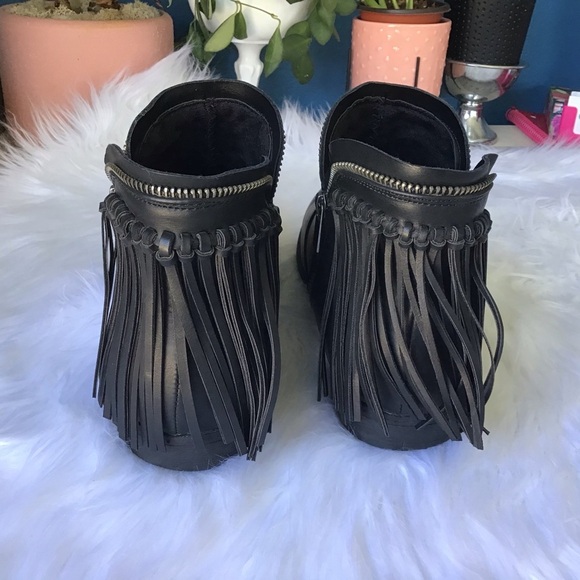 Black Dollhouse Ankle Booties - Picture 5 of 11